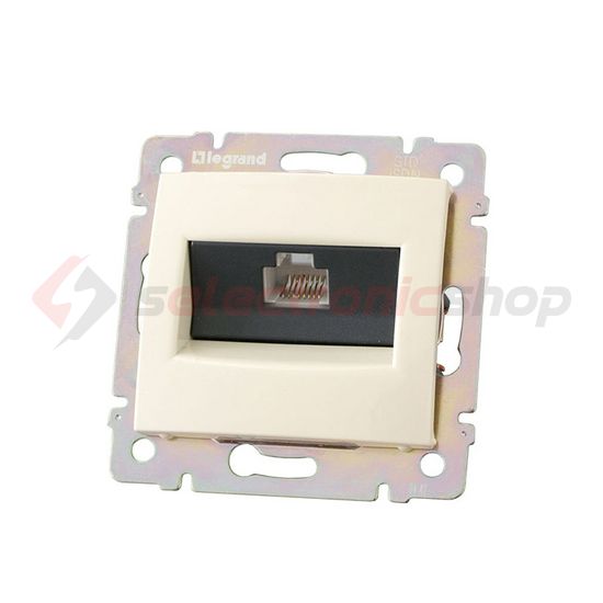 Valena adatcsatlakozó dugalj UTP RJ45 8(8) Cat5e elefántcsont LEGRAND - 774130