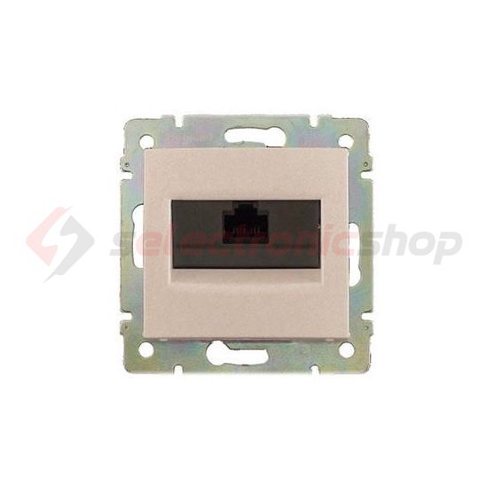 Valena adatcsatlakozó dugalj UTP RJ45 8(8) Cat6 elefántcsont csavaros LEGRAND - 774142