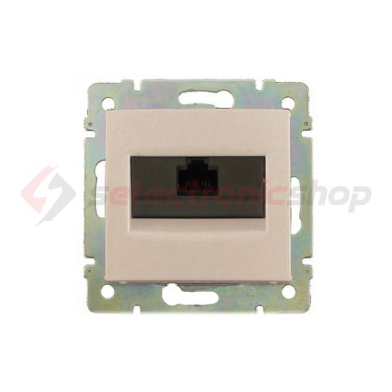 Valena adatcsatlakozó dugalj UTP RJ45 8(8) Cat6 elefántcsont LEGRAND - 774146