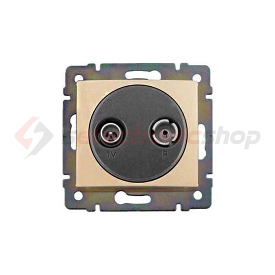 Valena antenna aljzat TV-R csillagpontos süllyesztett 2-kimenet végzáró 1.5dB/860MHz elefántcsont LEGRAND - 774332