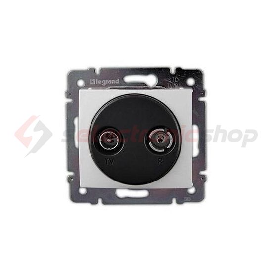 Valena antenna aljzat TV-R csillagpontos süllyesztett fehér 2-kimenet végzáró LEGRAND - 774432