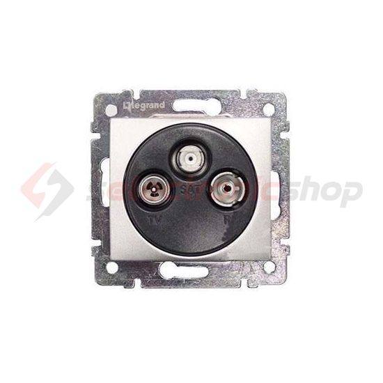 Valena antenna aljzat TV-R-SAT csillagpontos süllyesztett fehér 3-kimenet végzáró LEGRAND - 774435