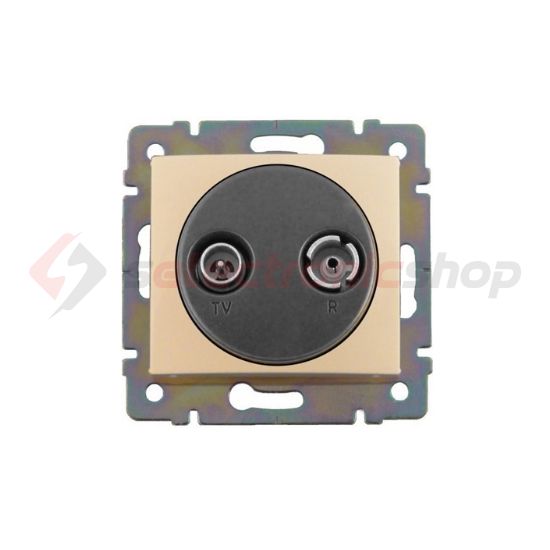 Valena antenna aljzat TV-R süllyesztett 2-kimenet MM-végzáró 10dB/860MHz elefántcsont LEGRAND - 774333