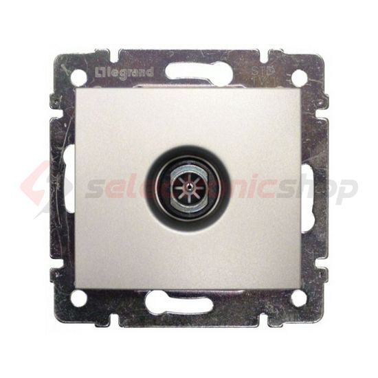 Valena antenna aljzat TV süllyesztett 1-kimenet átmenő 14dB/860MHz 1.5dB/860MHz/vonali LEGRAND - 770131