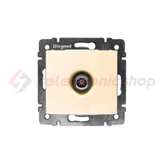 Valena antenna aljzat TV süllyesztett 1-kimenet átmenő 14dB/860MHz 1.5dB/860MHz/vonali elefántcsont LEGRAND - 774331