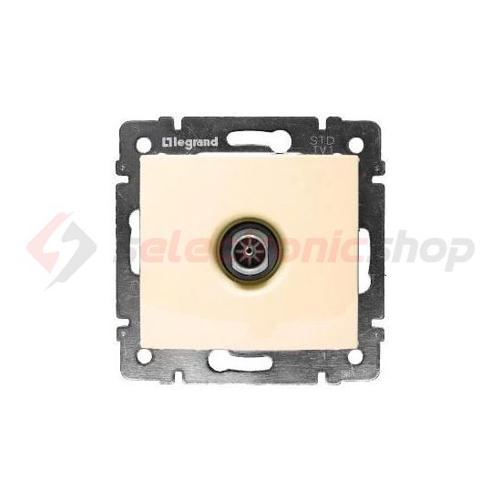 Valena antenna aljzat TV süllyesztett 1-kimenet MM-végzáró 10dB/860MHz elefántcsont LEGRAND - 774330