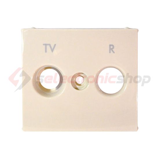 Valena fedlap TV-RD koax-antennadugaljhoz műanyag elefántcsont címketartó nélkül LEGRAND - 774342