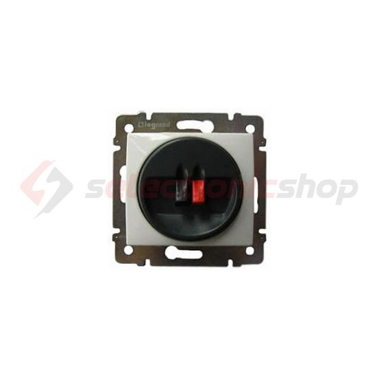 Valena hangszóró csatlakozó betét közp. fedéllel monó műanyag alumínium címketartó nélkül LEGRAND - 770223