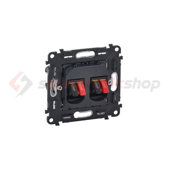 Valena InMatic hangszóró csatlakozó betét sztereó műanyag címketartó nélkül LEGRAND - 753078