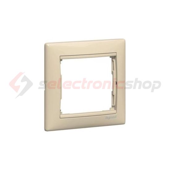 Valena keret 1-es elefántcsont vízszintes műanyag LEGRAND - 774351