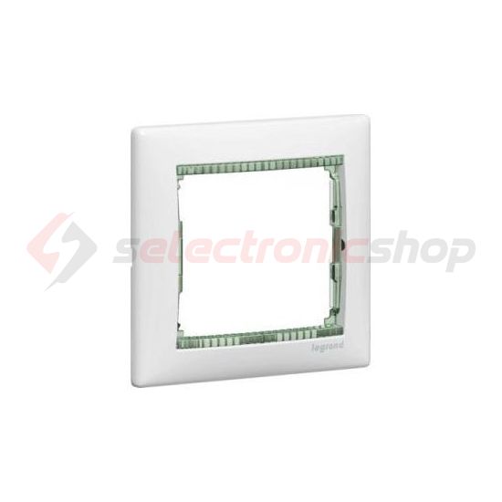 Valena keret 1-es fehér/kristály vízszintes műanyag LEGRAND - 774461