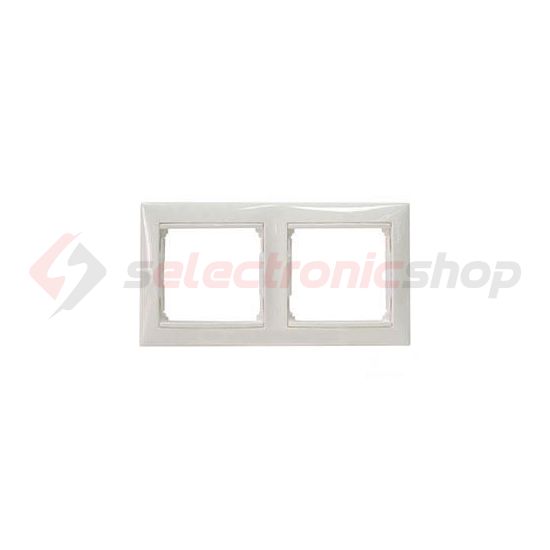 Valena keret 2-es fehér vízszintes műanyag LEGRAND - 774452