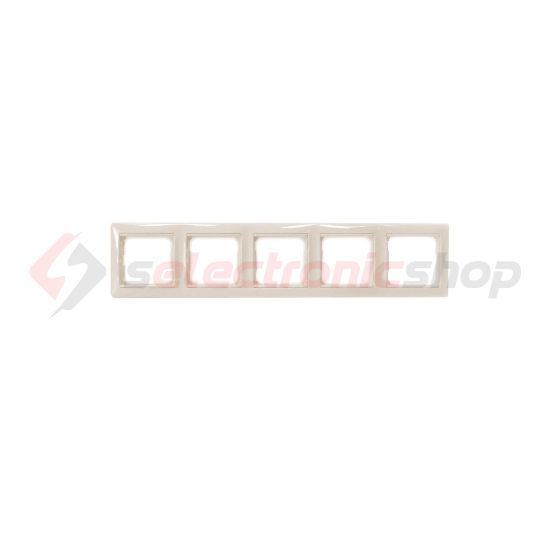 Valena keret 5-ös elefántcsont vízszintes és függőleges műanyag LEGRAND - 774355