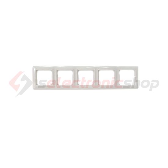 Valena keret 5-ös fehér vízszintes és függőleges műanyag LEGRAND - 774455