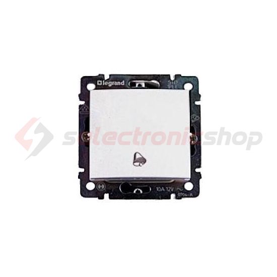 Valena N101 csengőnyomó betét közp. fedéllel 1- billentyűs 1z fehér csengő IP31 műanyag LEGRAND - 774216