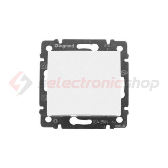 Valena N101 nyomó betét közp. fedéllel 1- billentyűs 1z fehér IP31 süllyesztett dmax. LEGRAND - 774411