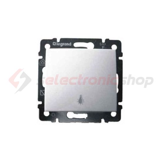 Valena N101 nyomó betét közp. fedéllel 1- billentyűs 1z fehér lámpa IP31 műanyag LEGRAND - 774412