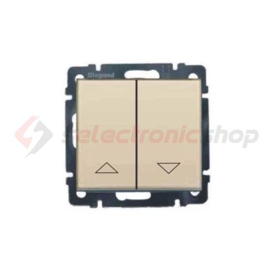 Valena redőnymozgató NR105 1P nyomó billentyűs elefántcsont műanyag LEGRAND - 774314