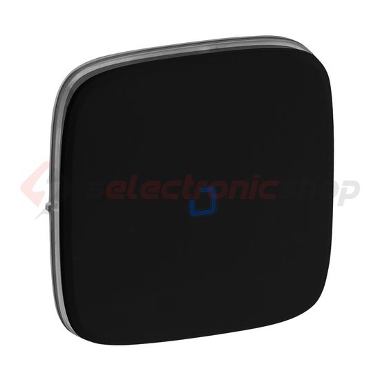 ValenaAllure billentyű egypólusú kapcsolóhoz egyes kapcs/nyg.-hoz fekete üres-jel IP20 LEGRAND - 755088