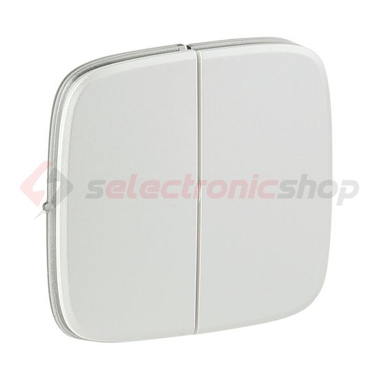 ValenaAllure billentyű gyöngyház kettős kapcs/nyg.-hoz fehér üres-jel IP20 műanyag fényes LEGRAND - 755029