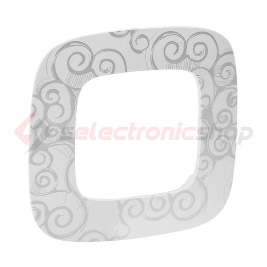 ValenaAllure keret 1-es króm dekor vízszintes és függőleges műanyag LEGRAND - 754341