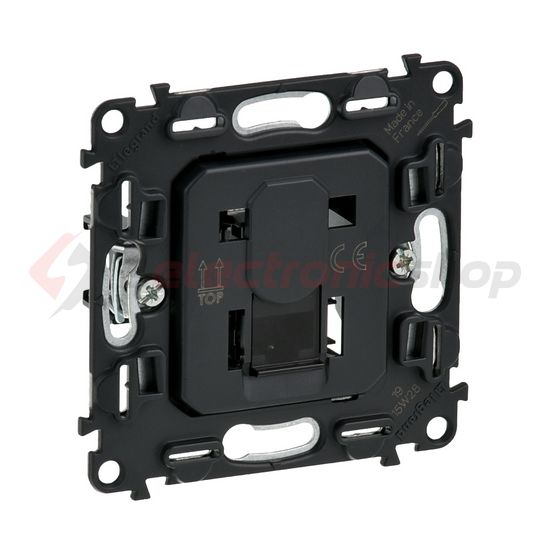 ValenaInMatic adatcsatlakozó dugalj STP RJ45 8(8) Cat6A(IEC) fekete csavaros LEGRAND - 753044