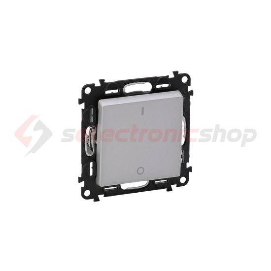 ValenaLife 102 2P kapcsoló betét közp. fedéllel alumínium süllyesztett csavaros IP20 LEGRAND - 752302