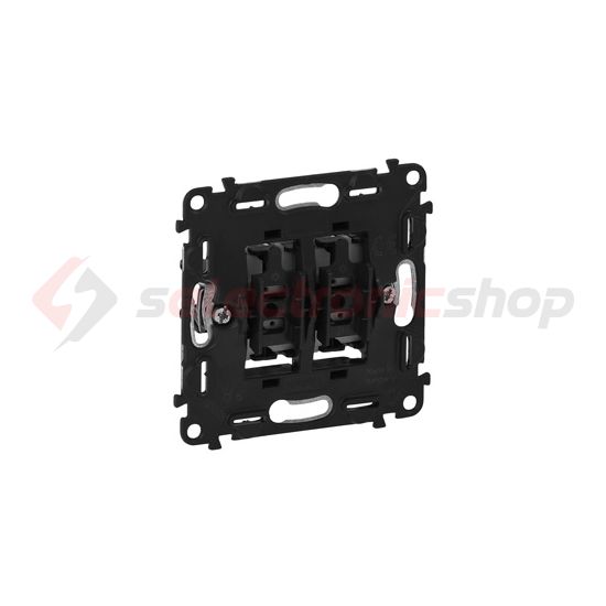 ValenaLife 105 2x1P csillárkapcsoló kezelőelem szürke süllyesztett IP20 billentyű/gomb LEGRAND - 752005