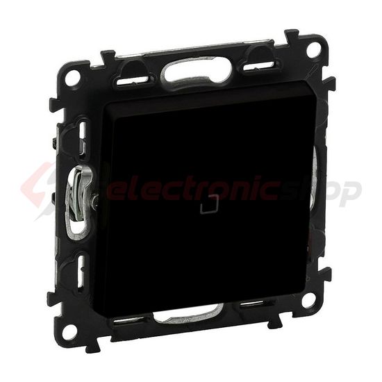 ValenaLife 106 váltókapcsoló +jelzőfény betét közp. fedéllel fekete süllyesztett IP20 LEGRAND - 756326