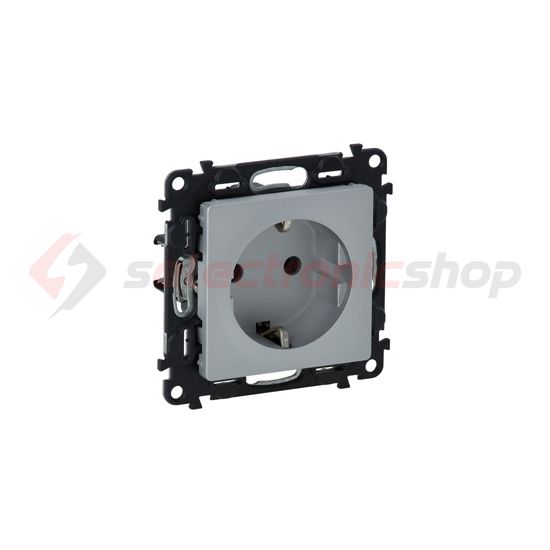 ValenaLife 162 dugalj földelt központi fedlap gyerekzárral alumínium IP20 süllyesztett LEGRAND - 753320