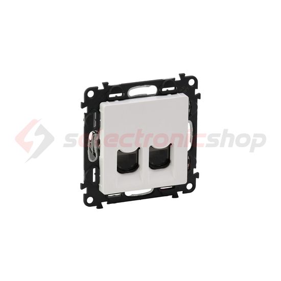 ValenaLife adatcsatlakozó dugalj UTP RJ45 8(8) Cat5e fehér csavaros LEGRAND - 753141