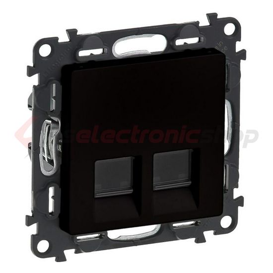 ValenaLife adatcsatlakozó dugalj UTP RJ45 8(8) Cat5e süllyesztett fekete LEGRAND - 756361