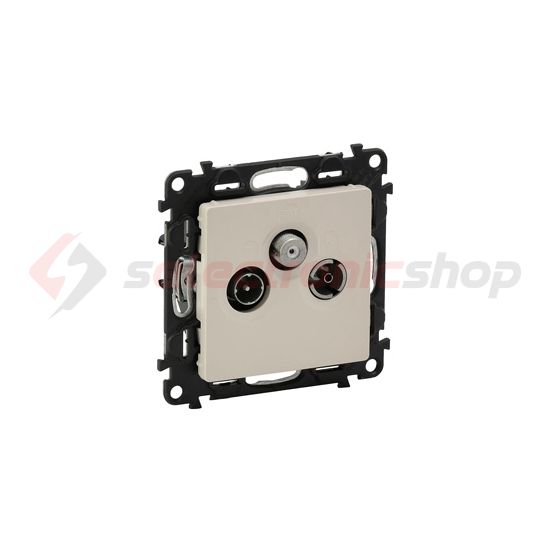 ValenaLife antenna aljzat TV-R-SAT süllyesztett 3-kimenet MM-végzáró 10dB/860MHz LEGRAND - 753264