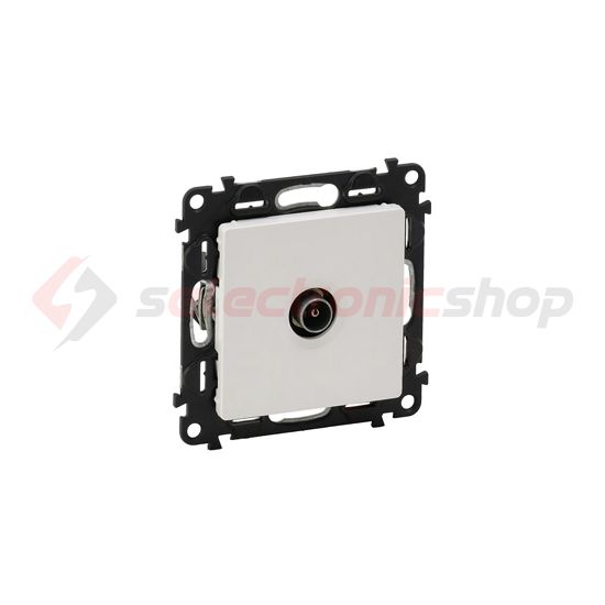 ValenaLife antenna aljzat TV süllyesztett fehér 1-kimenet átmenő 14dB/860MHz LEGRAND - 753161