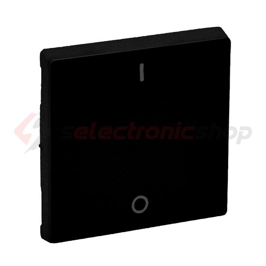 ValenaLife billentyű I/O egyes kapcs/nyg.-hoz fekete 0 és 1 szám-jel IP20 műanyag matt LEGRAND - 756122