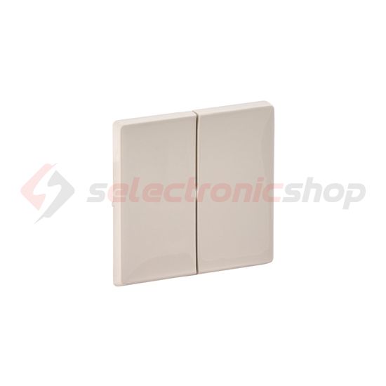 ValenaLife billentyű kettős kapcs/nyg.-hoz bézs üres-jel IP20 műanyag fényes bepattintás LEGRAND - 755021