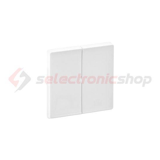 ValenaLife billentyű kettős kapcs/nyg.-hoz fehér üres-jel IP20 műanyag fényes bepattintás LEGRAND - 755020