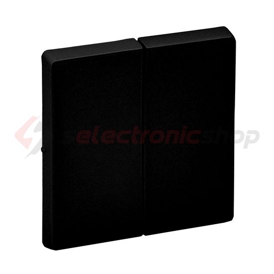 ValenaLife billentyű kettős kapcs/nyg.-hoz fekete üres-jel IP20 műanyag matt bepattintás LEGRAND - 756022