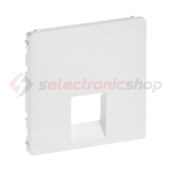 ValenaLife fedlap RJ45/RJ11 adatcsatlakozóhoz műanyag fehér címketartó nélkül LEGRAND - 755410