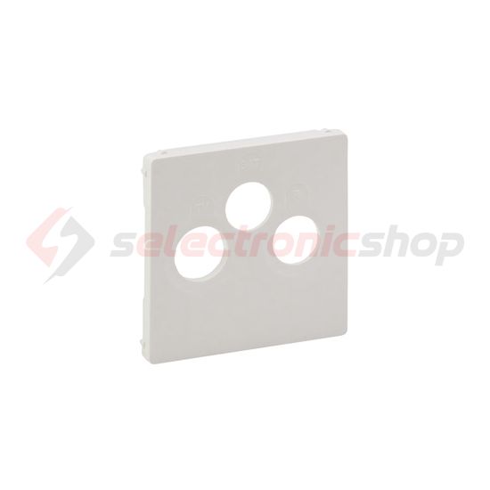 ValenaLife fedlap TV/RD/SAT központi fedlap fali aljzat fehér üres-jel IP20 műanyag LEGRAND - 754790