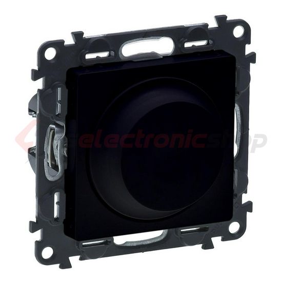 ValenaLife fényerőszabályzó 2-eres betét közp. fedéllel forgató-/nyomó fekete LEGRAND - 756360