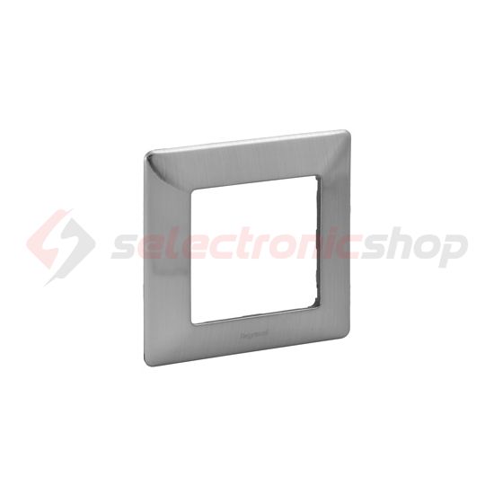 ValenaLife keret 1-es inox dekor vízszintes és függőleges műanyag LEGRAND - 754151