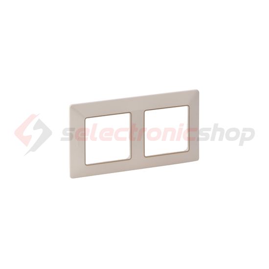 ValenaLife keret 2-es elefántcsont/arany vízszintes és függőleges műanyag LEGRAND - 754062