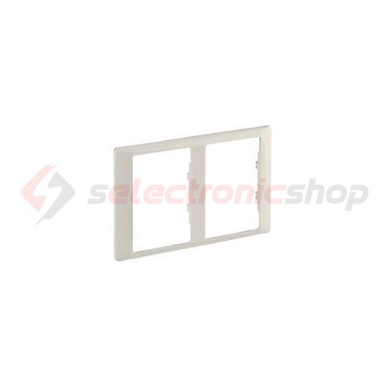 ValenaLife keret 2-es elefántcsont vízszintes műanyag dupla dugaljhoz LEGRAND - 754232