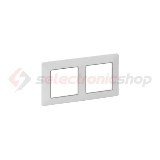 ValenaLife keret 2-es fehér/króm vízszintes és függőleges műanyag LEGRAND - 754032