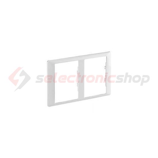 ValenaLife keret 2-es fehér vízszintes műanyag dupla dugaljhoz LEGRAND - 754222