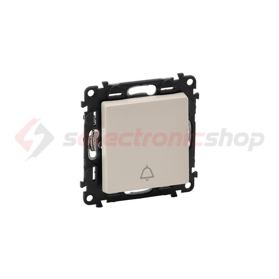 ValenaLife N106 csengőnyomó betét közp. fedéllel 1- billentyűs 1v bézs csengő IP20 LEGRAND - 752215