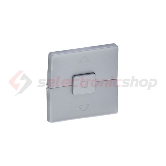 ValenaLife redőnymozgató 1P betét közp. fedéllel R105 1P kapcsoló 2billentyűs alumínium LEGRAND - 755142