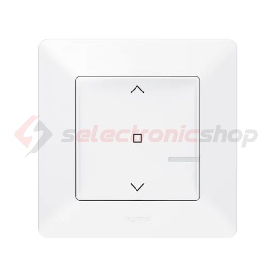 ValenaLife RF redőnyvezérlő fel-leWiFi CR2032-elemes fali 1P R105 1P kapcsoló billentyűs LEGRAND - 752191