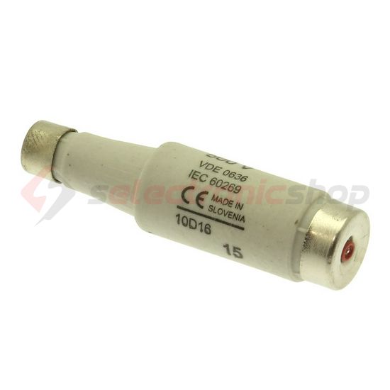 VDOL biztosítóbetét Bussmann DV 10A lomha (T)-jelleggörbe 500V piros-színkód EATON - 10D16